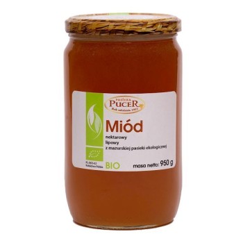 Pasieka Pucer | Miód lipowy BIO 950g