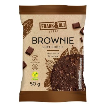 Frank&Oli | Bezglutenowe miękkie ciasteczko Brownie 50g