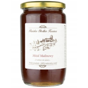 Pasieka Słodka Kraina | Miód malinowy 1kg