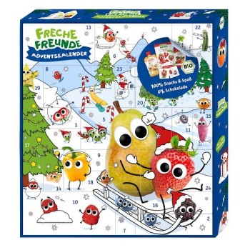 Freche Freunde | Kalendaz Adwentowy przekąski BIO 791g
