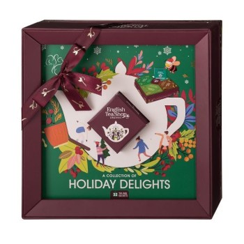 English Tea Shop | Zestaw herbat Holiday Delight 4 smaki BIO 70g