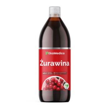 EkaMedica | Sok z żurawiny 100% bez cukru 500ml