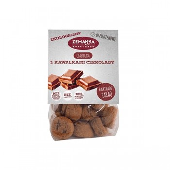 Zemanka | Ciasteczka z kawałkami czekolady bezglutenowe BIO 100g