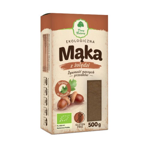 Mąka z żołędzi bezglutenowa BIO 500g