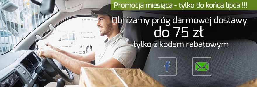 Darmowa dostawa już od 75 zł !