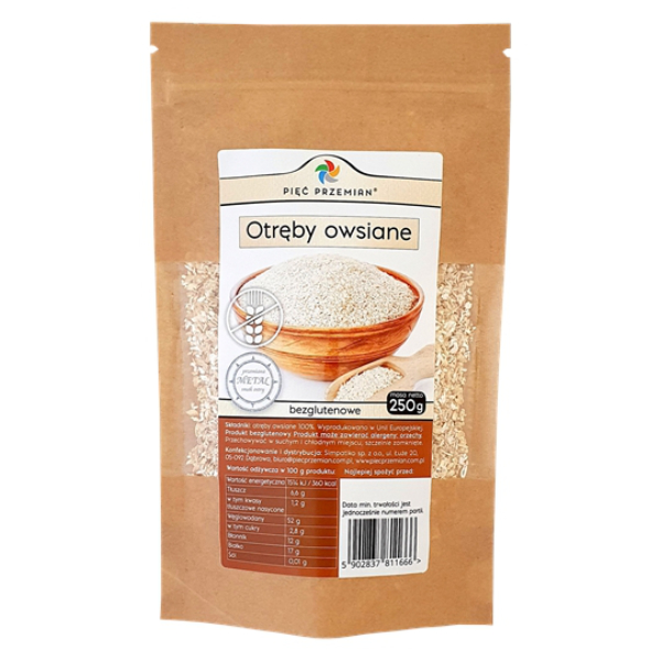 Otręby owsiane bezglutenowe 250g